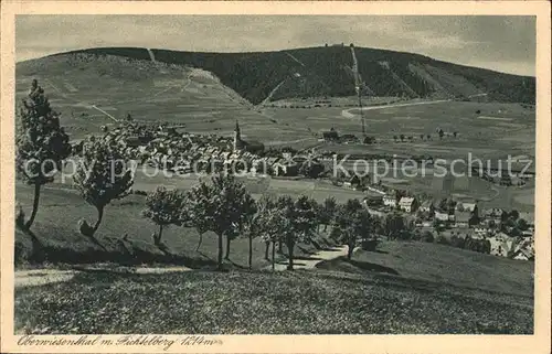 Oberwiesenthal Erzgebirge mit Fichtelberg Kat. Oberwiesenthal