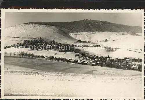 Oberwiesenthal Erzgebirge mit Fichtelberg Kat. Oberwiesenthal