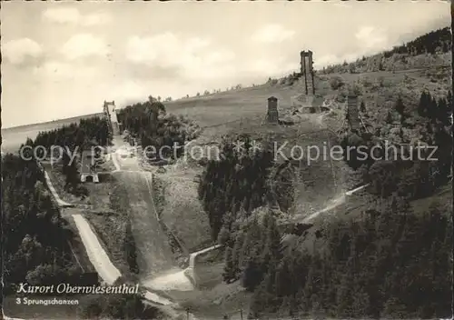 Oberwiesenthal Erzgebirge 3 Sprungschanzen Kat. Oberwiesenthal