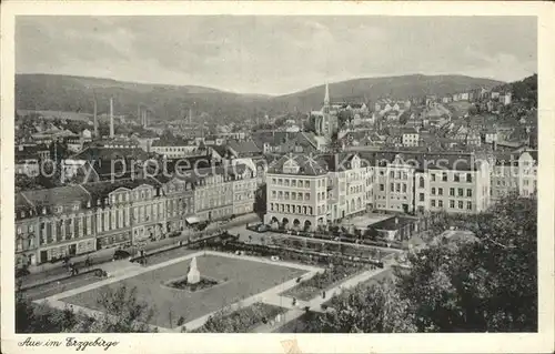 Aue Erzgebirge Stadtblick Kat. Aue