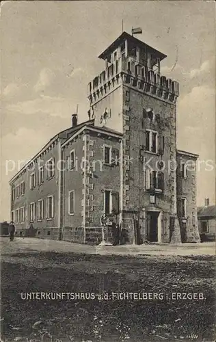 Oberwiesenthal Erzgebirge Unterkunftshaus auf dem Fichtelberg Kat. Oberwiesenthal