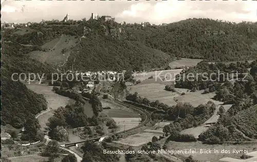 Nideggen Eifel im Rurtal Fliegeraufnahme Kat. Nideggen