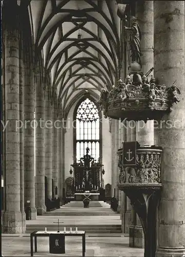 Noerdlingen St. Georgenkirche innen Kat. Noerdlingen