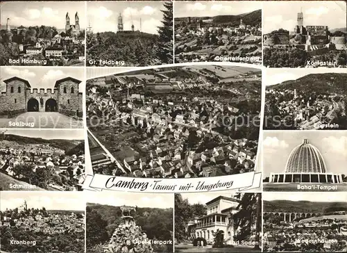 Camberg Bad Koenigstein Eppstein Bahai Tempel Saalburg Feldberg Schmitten Kronberg Kat. Bad Camberg