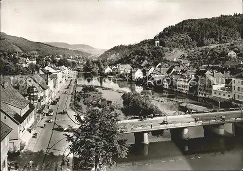 Gernsbach Brueckenpartie Murgtal Kat. Gernsbach