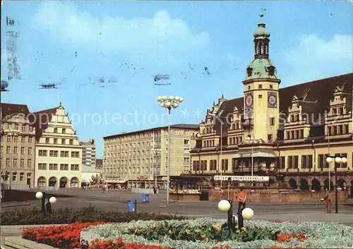 Leipzig Markt Rathaus Kat. Leipzig