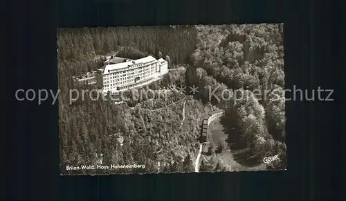 Brilon Wald Fliegeraufnahme Haus Hoheneinberg Kat. Brilon