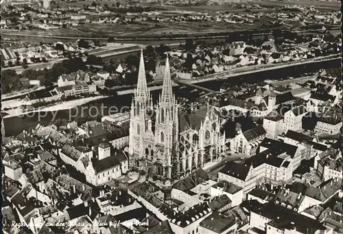 Regensburg Fliegeraufnahme Kat. Regensburg