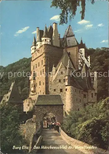 Moselkern Burg Eltz Maerchenschloss  Kat. Moselkern