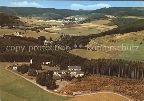 Usseln Evangelische Familien Ferienstaette Fliegeraufnahme Kat. Willingen (Upland)