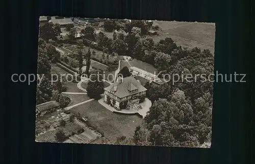 Grabow Luechow Dannenberg Kneipp Sanatorium Landschloss Obergut Fliegeraufnahme Kat. Luechow (Wendland)