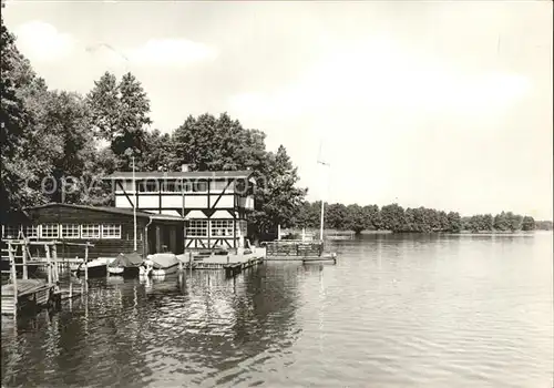 Wusterhausen Dosse Klubhaus der Segler und Angler Klempowsee Kat. Wusterhausen Dosse