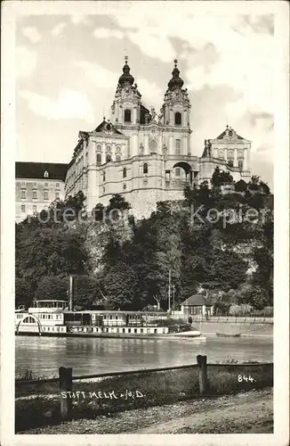 Melk Donau Stift Benediktinerkloster Donaudampfer Kat. Melk Wachau