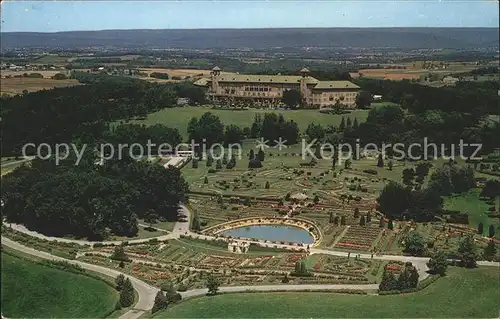 Hershey Pennsylvania Chocolate Town Aerial view of Hershey Rose Gardens Kat. Hershey