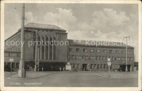 Zwickau Sachsen Hauptbahnhof Kat. Zwickau