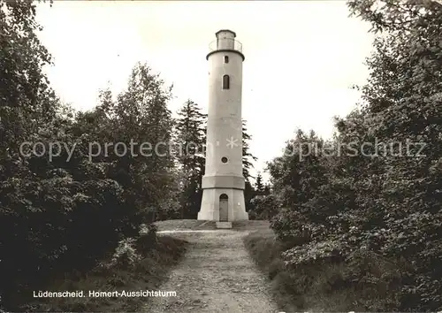 Luedenscheid Homert Aussichtsturm Kat. Luedenscheid