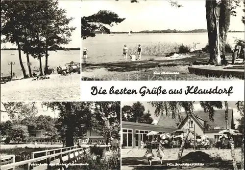 Klausdorf Mellensee Am Mellensee Ferienheim des Rates der Gemeinde HO Strandgaststaette Kat. Mellensee