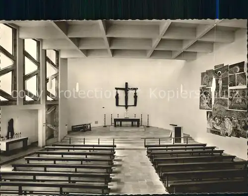 Berlin Kath Kirche St Ansgar Inneres Kat. Berlin