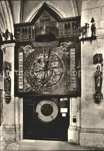 Muenster Westfalen Die Astronomische Dom Uhr 14tes Jhdt Kat. Muenster