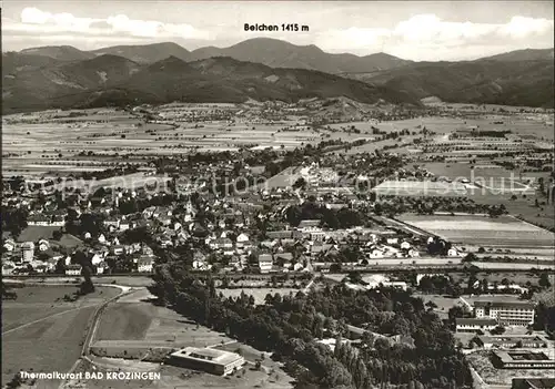 Bad Krozingen Panorama mit Belchen Kat. Bad Krozingen