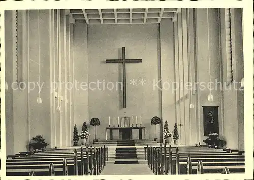 Moenchengladbach Kapelle des kath Krankenhauses Maria Hilf Kat. Moenchengladbach