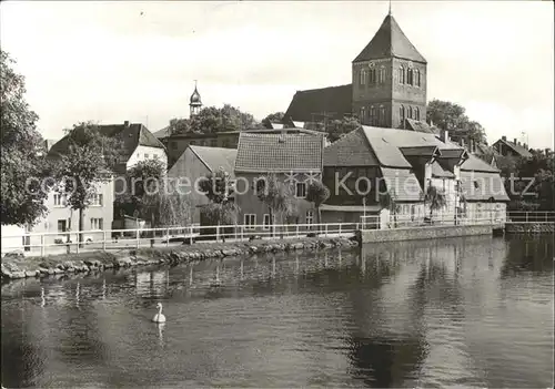 Teterow Mecklenburg Vorpommern Am Muehlenteich Kat. Teterow