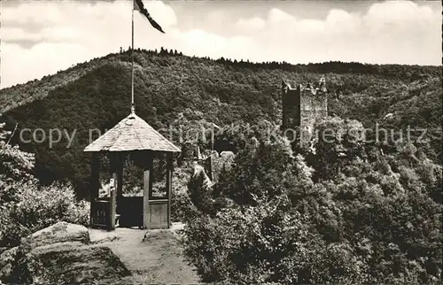 Manderscheid Eifel Kaisertempelchen Oberburg  Kat. Manderscheid