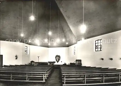 Manderscheid Eifel Lebensbaum Kirche Innenansicht  / Manderscheid /Bernkastel-Wittlich LKR