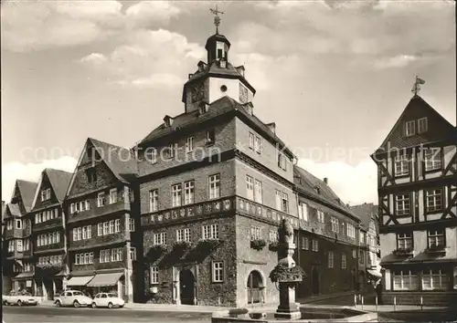 Herborn Hessen Marktplatz Rathaus Kat. Herborn