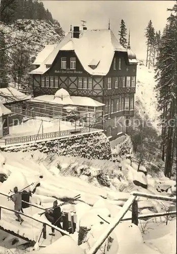 Wernigerode Harz HO Hotel Gaststaette Steinerne Renne Kat. Wernigerode