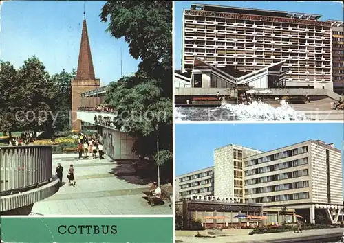 Cottbus Am Stadttor Centrum Warenhaus Hotel Lausitz Kat. Cottbus