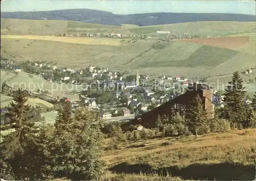 Oberwiesenthal Erzgebirge Gesamtansicht Kat. Oberwiesenthal