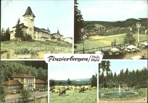 Finsterbergen Kurhaus Steigermuehle Rennsteig Konzertplatz Kat. Finsterbergen Thueringer Wald