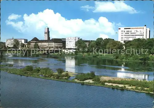 Muelheim Ruhr Schlossbruecke  Kat. Muelheim an der Ruhr