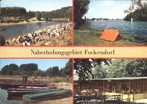 Fockendorf Altenburg Zelt Boot Restaurant Kat. Fockendorf Altenburg