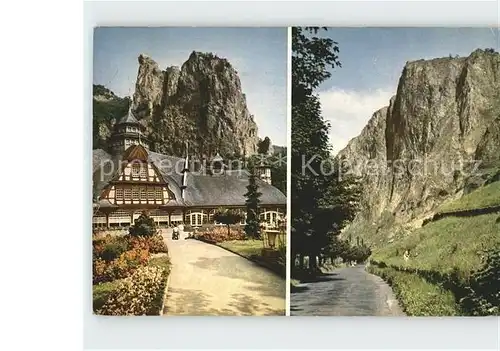 Bad Muenster Stein Ebernburg Rotenfels Baederhaus Rheingrafenstein Kat. Bad Muenster am Stein Ebernburg