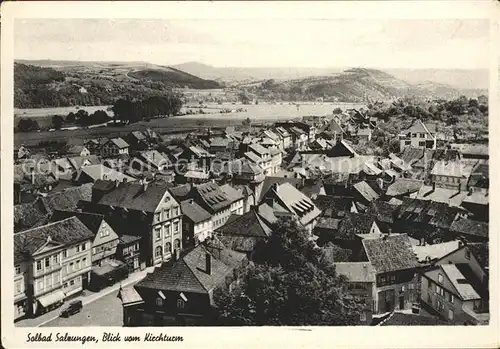 Bad Salzungen Blick vom Kirchturm Kat. Bad Salzungen