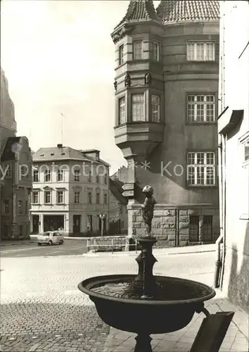 Apolda Brunnen an der August Bebel Strasse Kat. Apolda