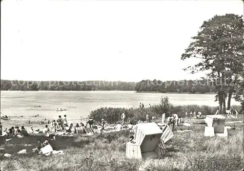 Neuendorf Beeskow Strandleben am Teupitzsee Kat. Beeskow