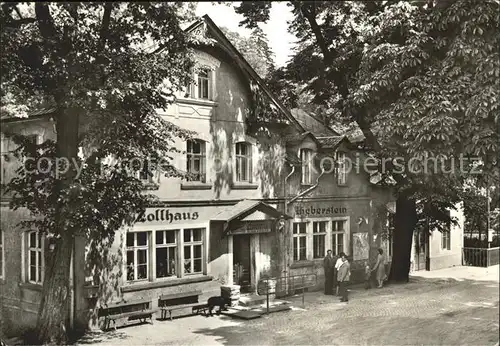 Bieberstein Rhoen Sachsen Restaurant Zollhaus Kat. Reinsberg Freiberg