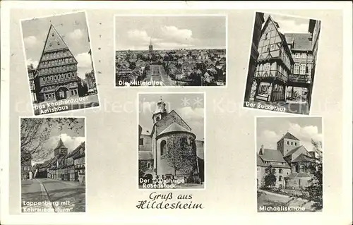 Hildesheim Knochenhauer Amtshaus Zuckerhut Mittelallee Lappenberg Kat. Hildesheim