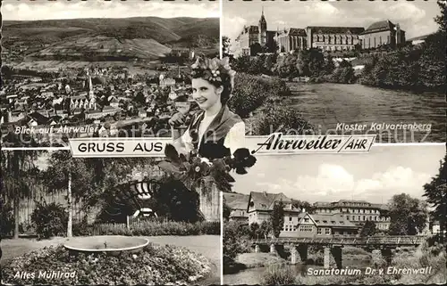 Ahrweiler Ahr Kloster Kalvarienberg Sanatorium Dr. v. Ehrenwall  Kat. Bad Neuenahr Ahrweiler