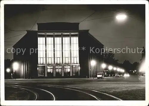 Bochum Schauspielhaus bei Nacht Kat. Bochum