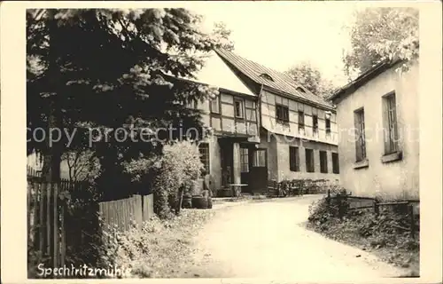 Spechtritz Muehlenpartie Kat. Rabenau Sachsen