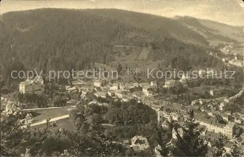 Triberg Schwarzwald Blick vom Kaiserfelsen Kat. Triberg im Schwarzwald