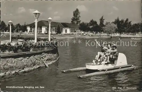 Waging See Strandkurhaus Paddelboot Kat. Waging a.See