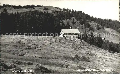 Klausberg Lustenauhuette Kat. Betzenstein