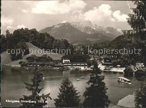 Koenigssee Untersberg Kat. Schoenau a.Koenigssee