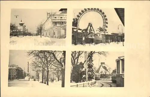 Wien Riesenrad Winter Kat. Wien