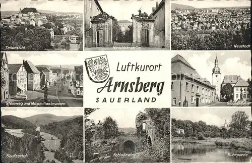 Arnsberg Westfalen Ruhrpartie Hirschberger Tor Seufzertal / Arnsberg /Hochsauerlandkreis LKR